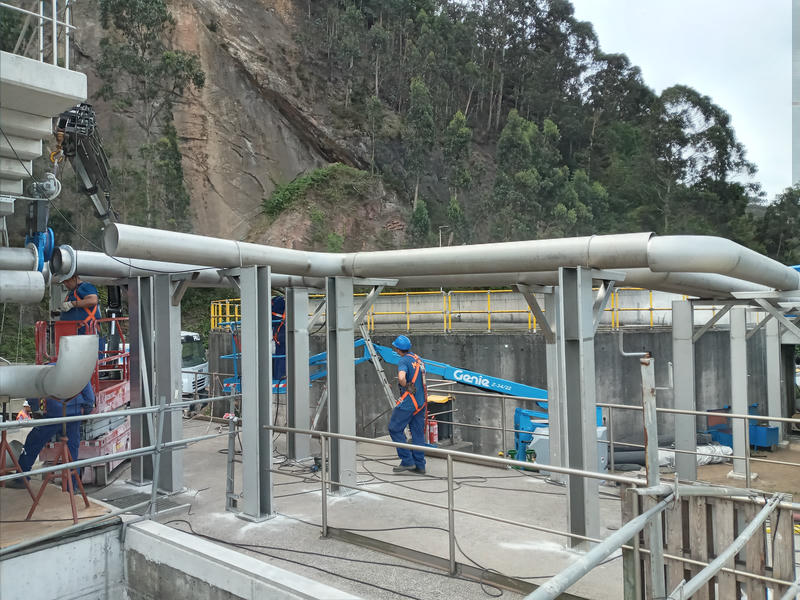 instalación de conductos y tuberías