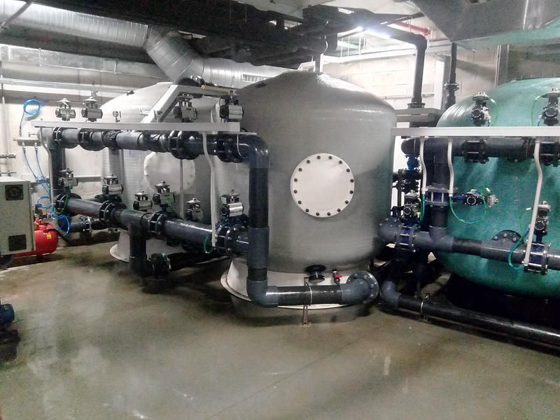 tuberías y depósitos para tratamiento de agua